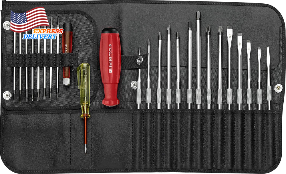 PB Swiss PB 8515 Allrounder 31 Pieces Tools in Roll-Up Set