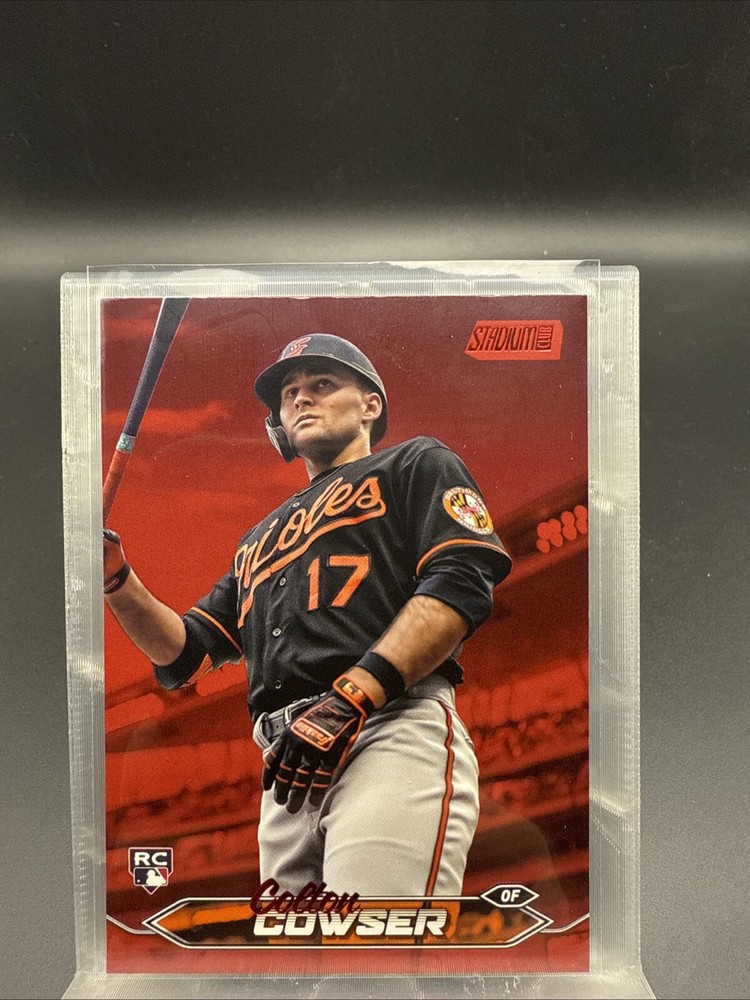 2024 Topps Stadium Club Baseball Colton Cowser RC RED FOIL #86 Baltimore