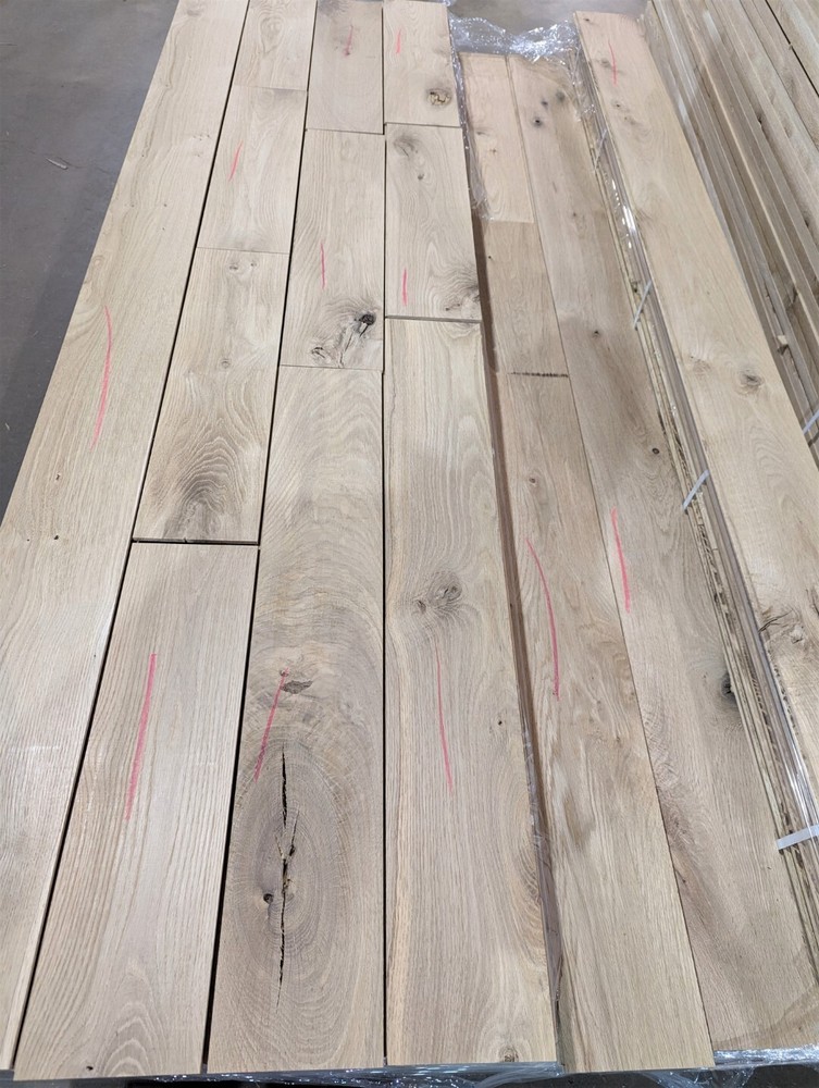 Character White Oak Unfinished Solid 3/4