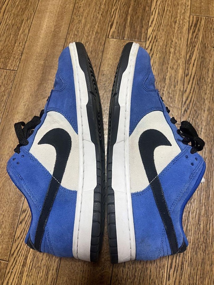 Nike Dunk Low Bayou Men's 9.5US Suede Sneakers Blue/White
