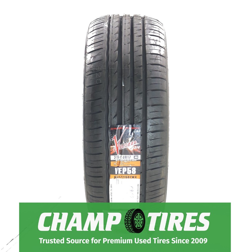 Set Of 4 P215/50R17 Velozza NEW ZXV4 95 W New 10/32nds