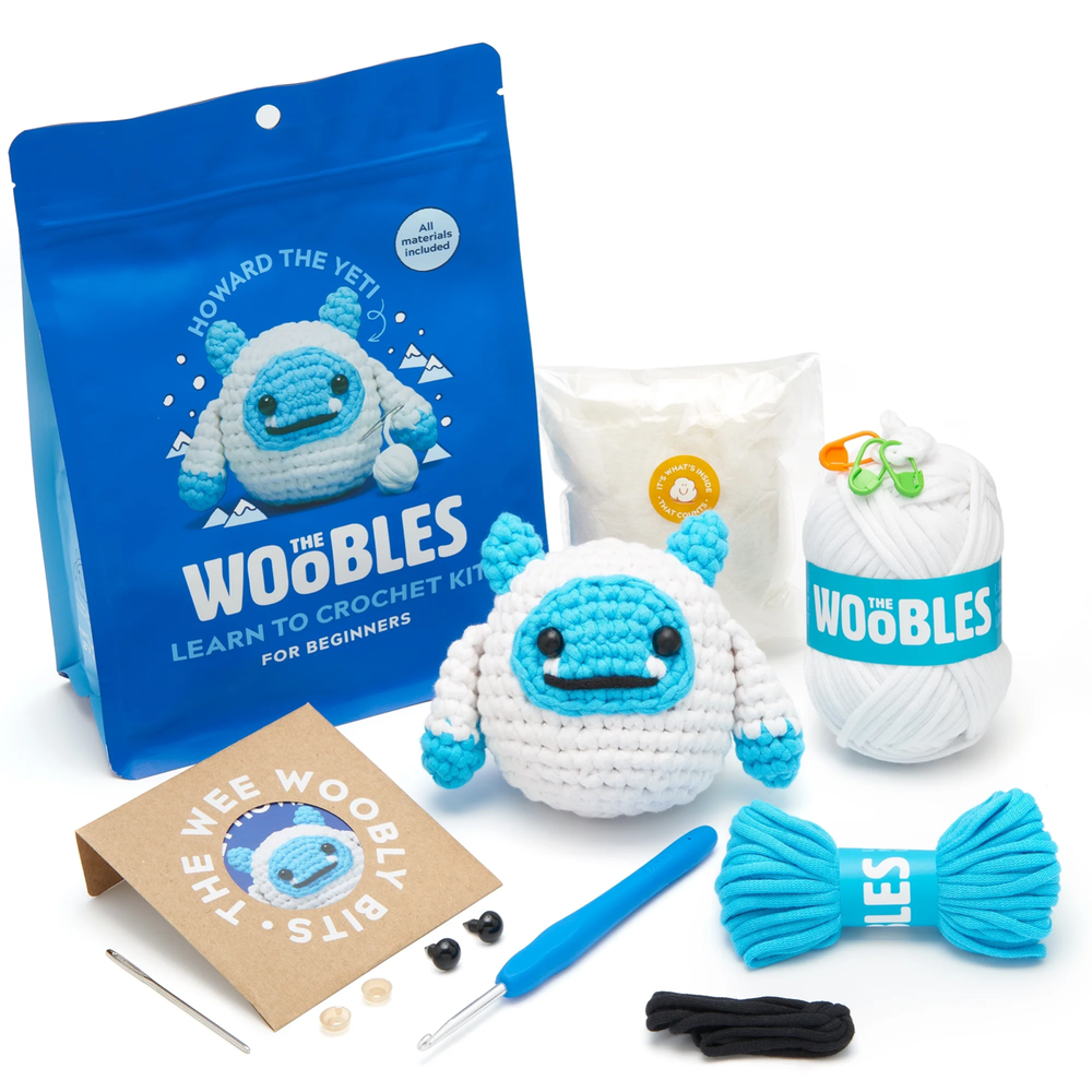 THE WOOBLES  HOWARD THE YETI  Learn To Crochet Kit for Beginners  NEW