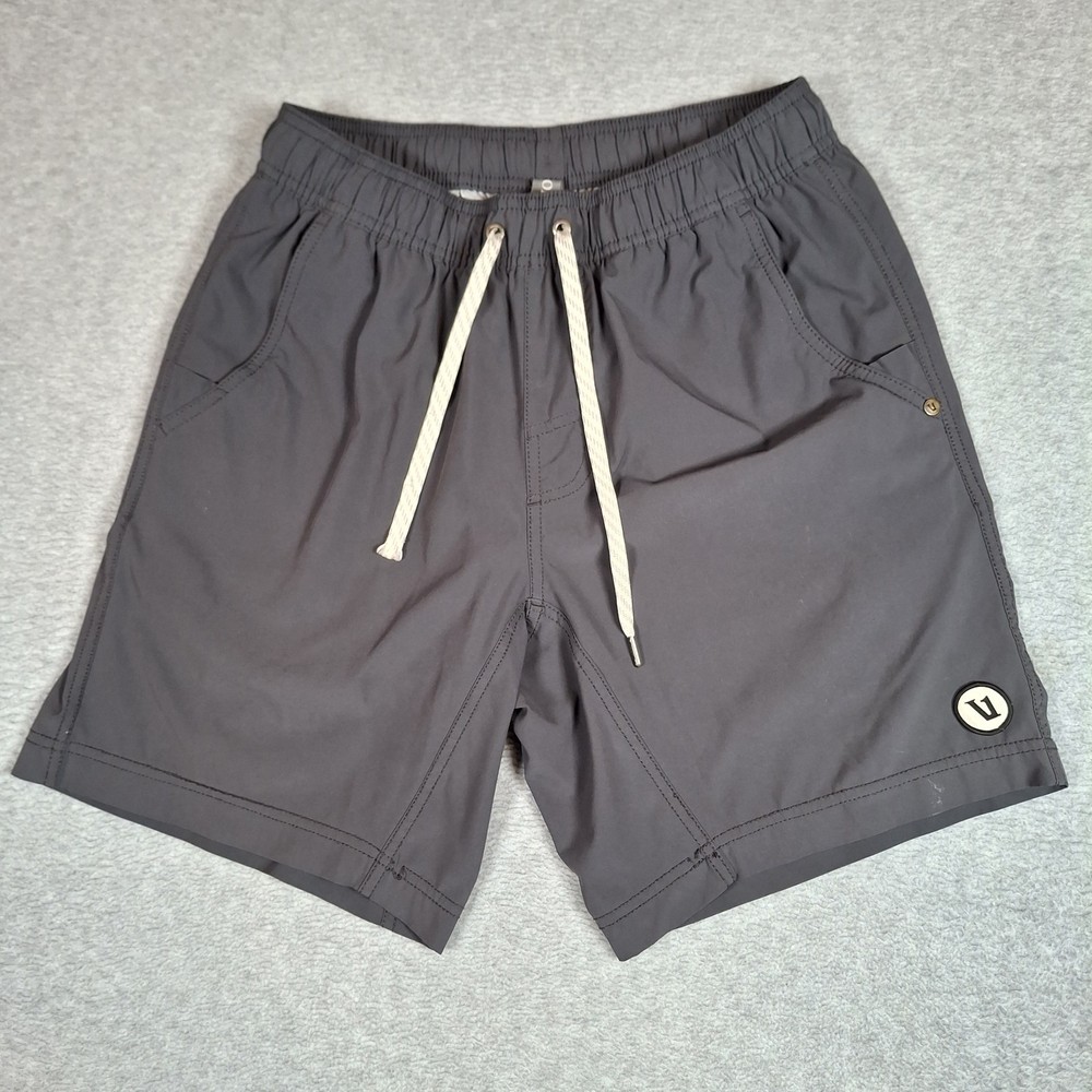 Vuori Kore Shorts Mens Small Gray Lined Performance Athleisure Pockets V302