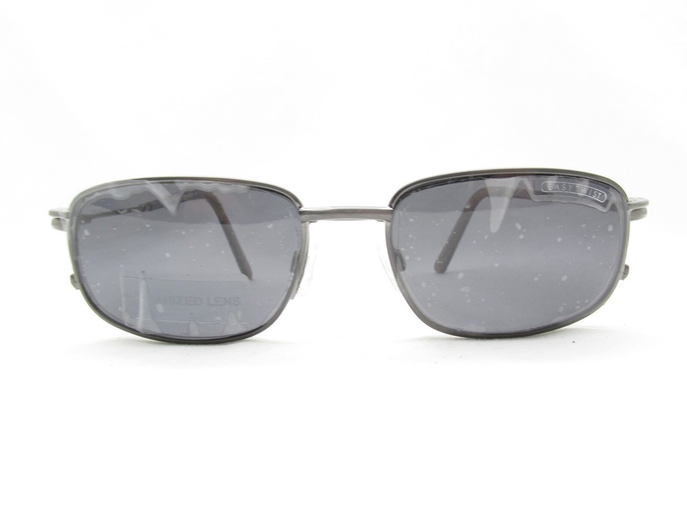 EASYTWIST CLIP-ON SPORTS WRAP CT141 SILVER POLARIZED SUNGLASSES 51-18-140 117582