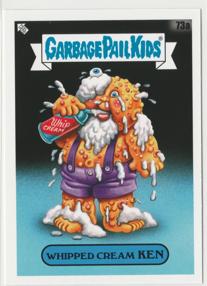 Whipped Cream Ken Garbage Pail Kids GPK 2021 Food Fight Series 73a
