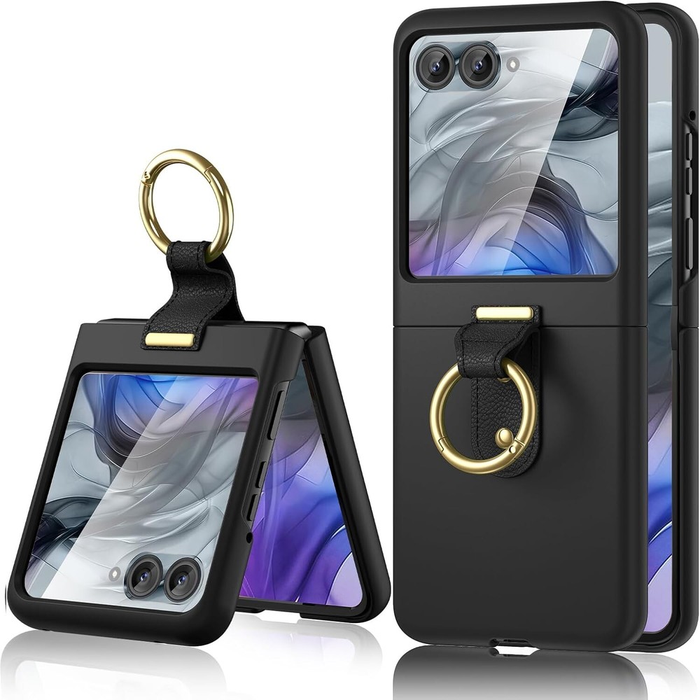 For Motorola Razr 5G 2024 Case with Military Grade Drop Protector & Ring Holder