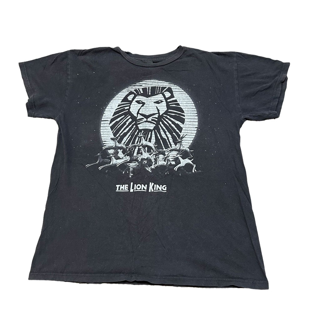 The Lion King T-shirt Men Size Medium Black Short Sleeve Crew Neck Graphic Tee
