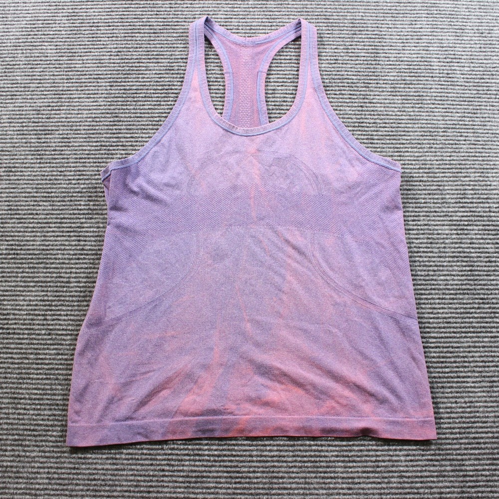 Lululemon Swiftly Tech Racerback Tank Women's 12 Purple Pink Seamless