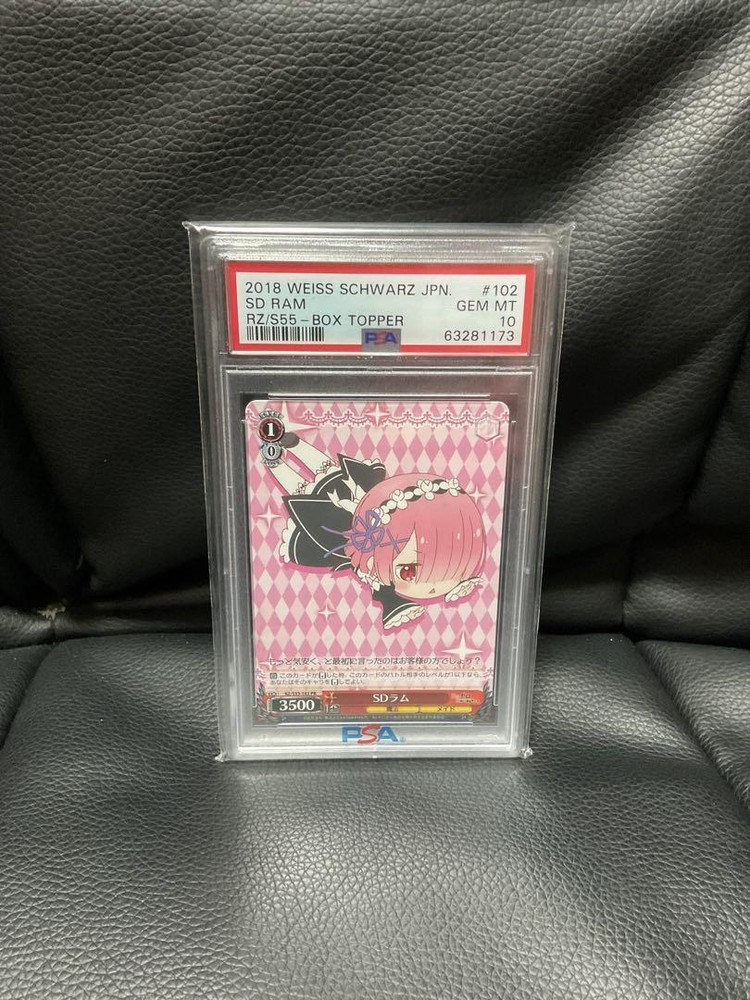 PSA10 SD Ram Weiss Schwarz Re:ZERO Starting Life in Another World