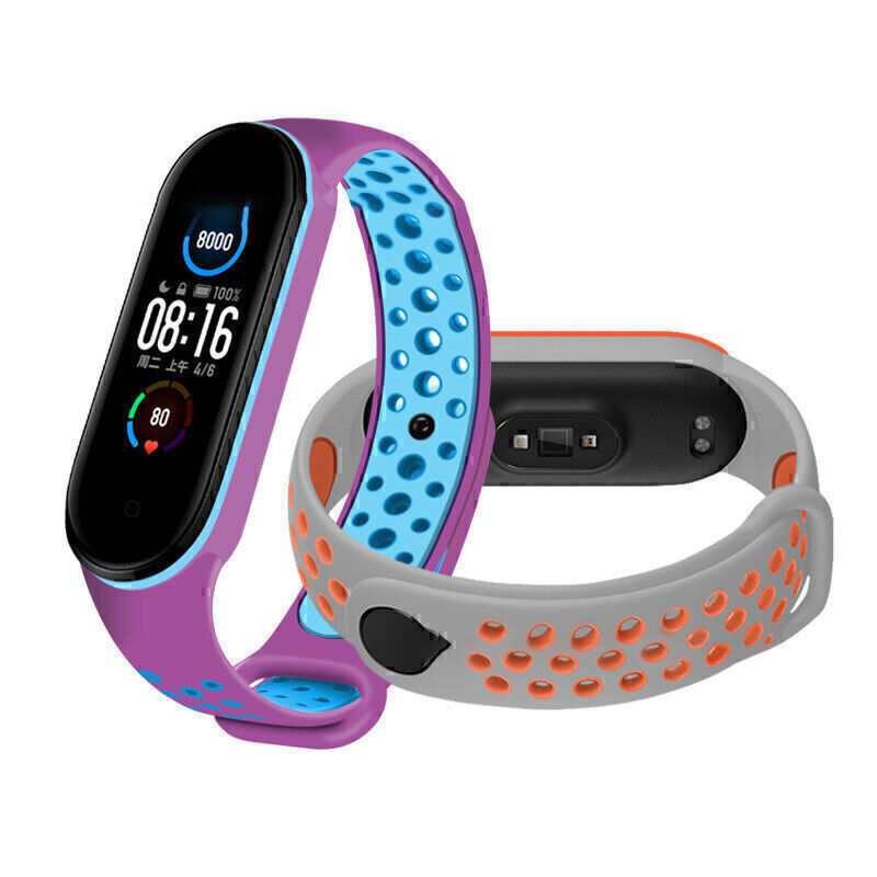 Silicone Sports Strap for Xiaomi Mi Band 5 Miband Watchband