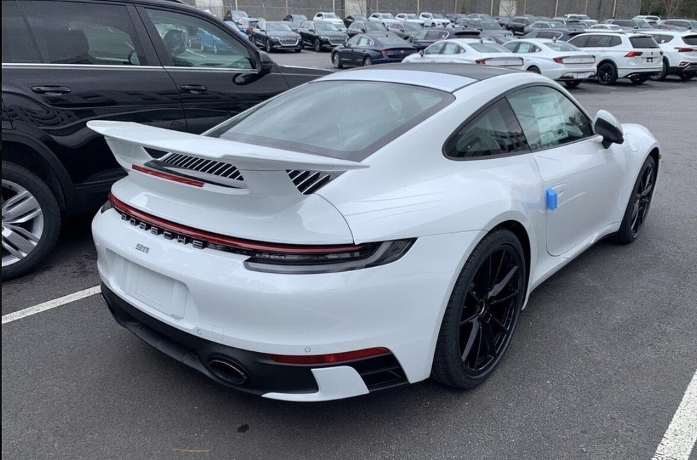 US Stock Rear Trunk Spoiler Wing Fit Porsche Carrera 911 992 2020 SD Style