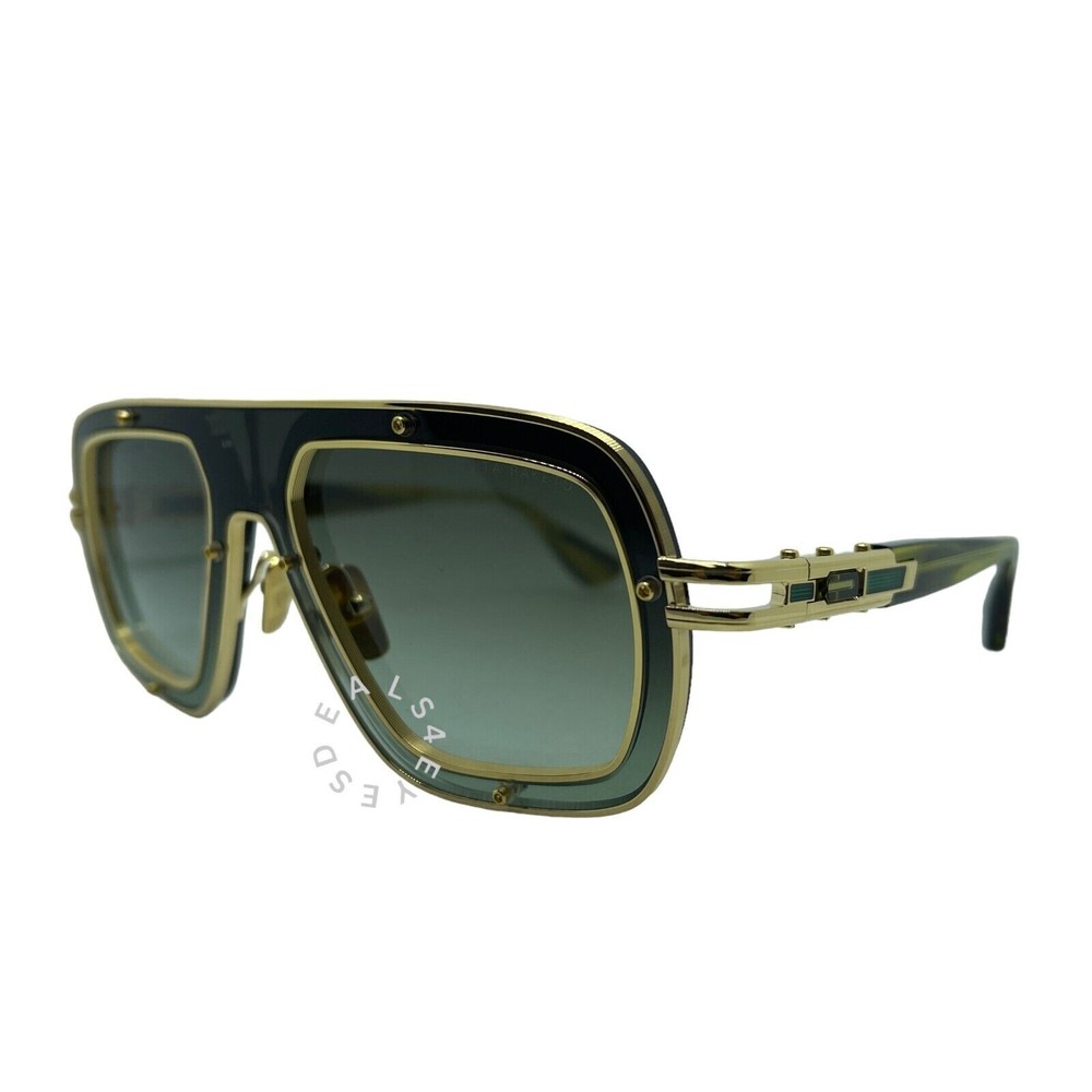 New Authentic Dita Raketo DTS427-A-01 Limited Edition Gold Cyber Smoke Sunglasses