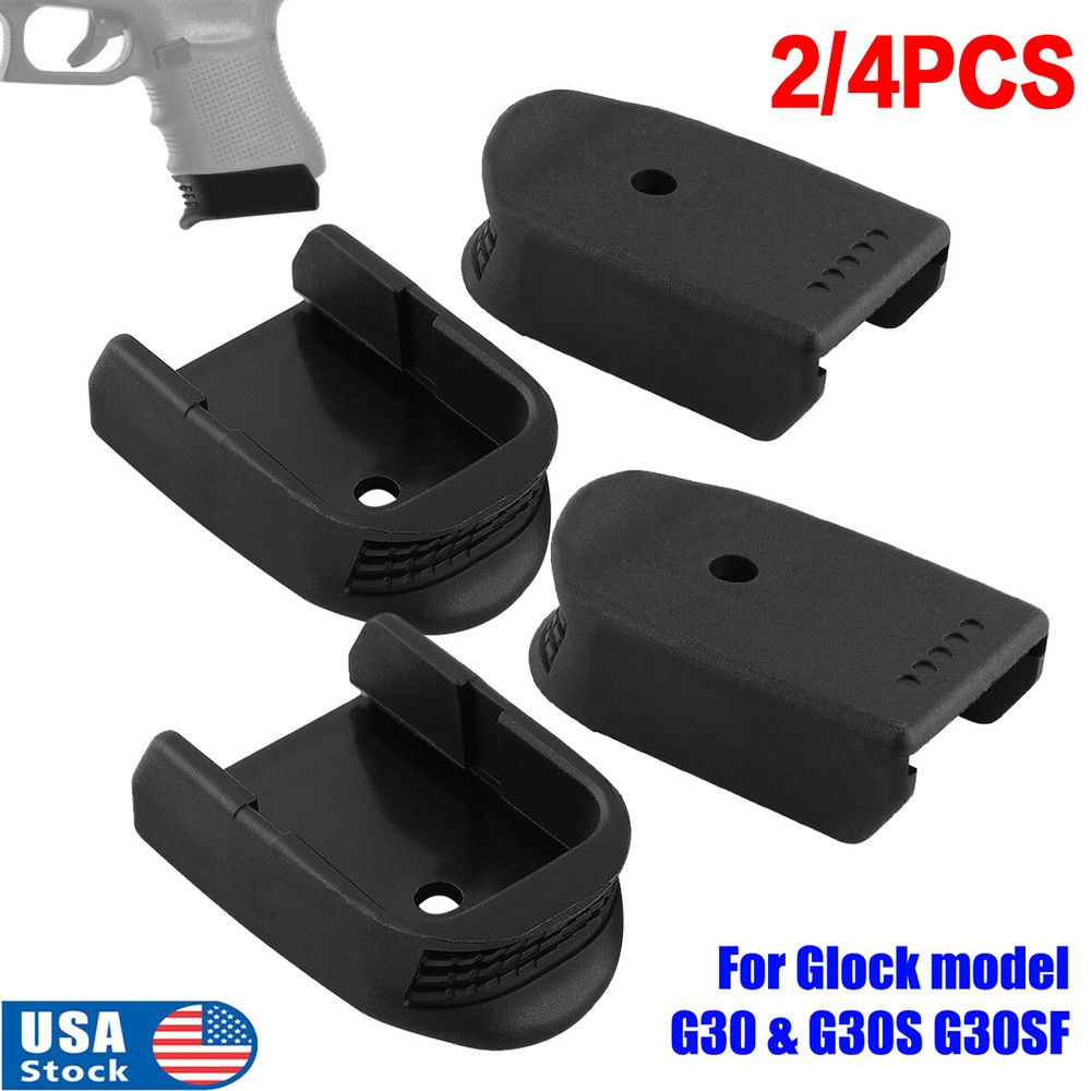 2/4PCS Pinky Extension Adapter for Glock G30 G30S G30SF Finger Grip Enhance