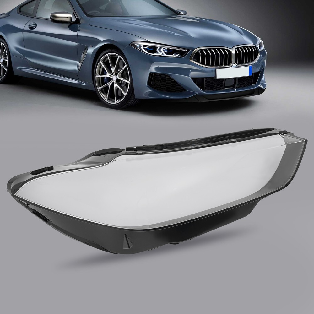 RH For 2019-2023 BMW 8 Series G14 G16 Headlight Shell Cover Headlamp Lens Cover