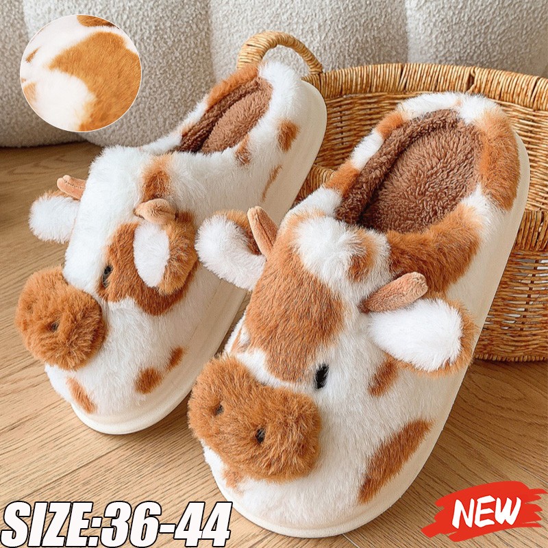 Fashionable Home Cotton Slippers for Both Men and Women in Winter To Keep Warm