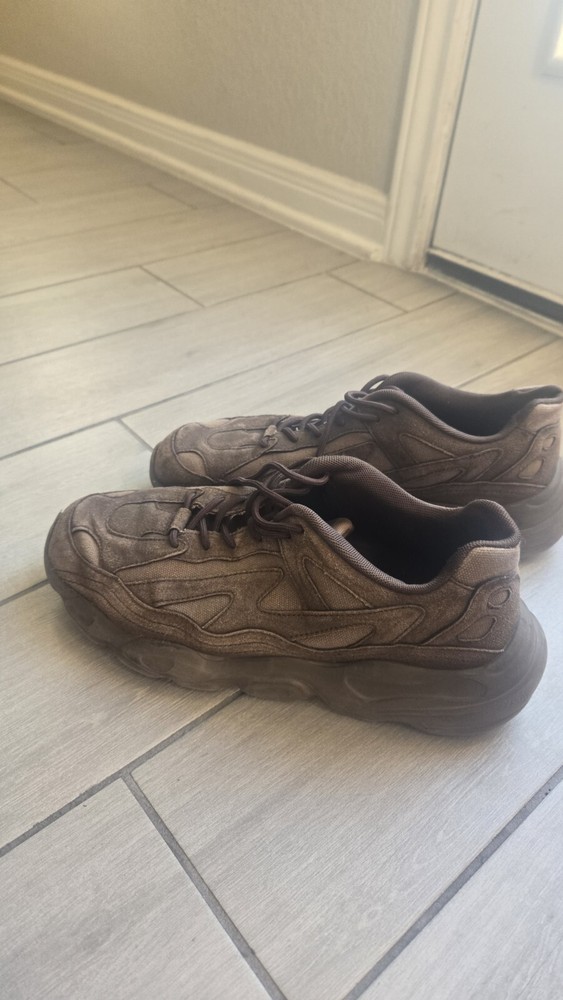 ASOS DESIGN sneakers in brown with chunky sole