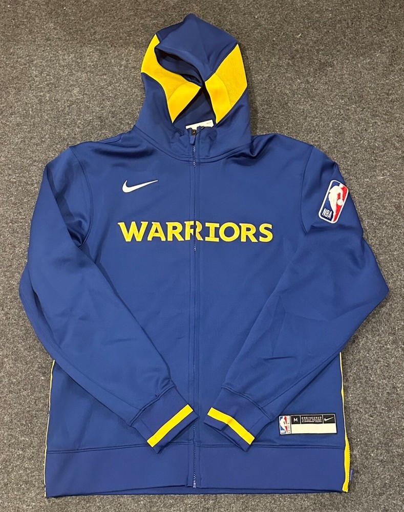 Nike Golden State Warriors Team Issued  Warm Up Jacket  DN5441-495 Men’s MEDIUM