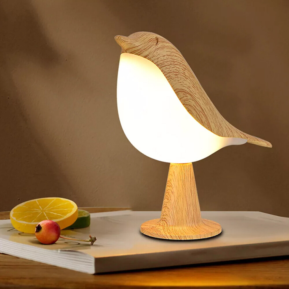 2-in-1 Cordless LED Desk Lamp with Aromatherapy Bird Diffuser  