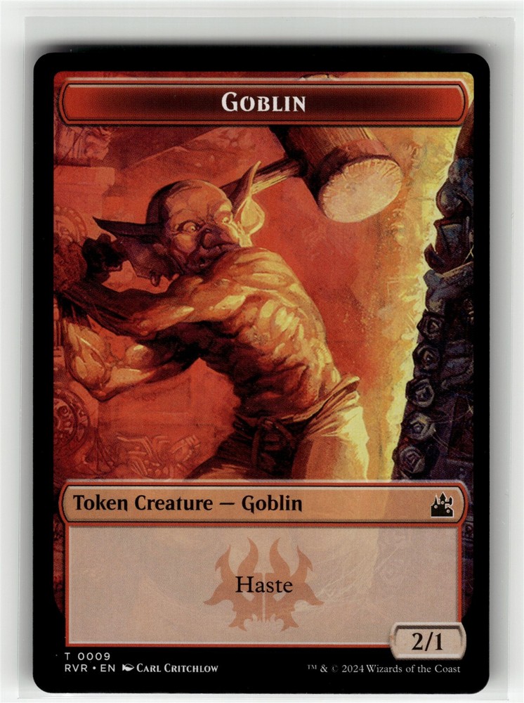 GOBLIN TOKEN (0009) Ravnica Remastered #9 RVR(NM+)(MTG)
