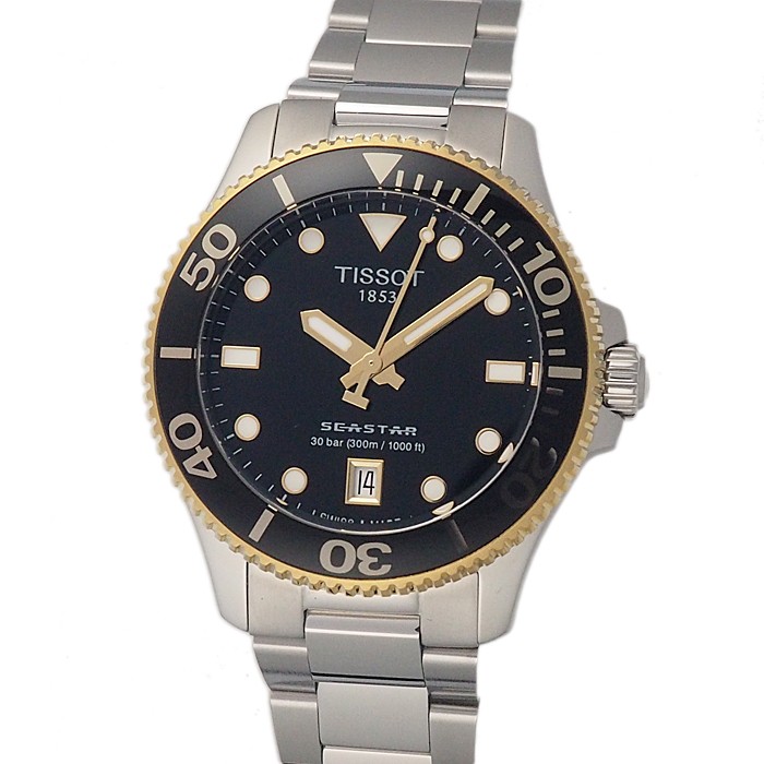 Fujiya TISSOT Seastar 1000 Mens Quartz Watch T120.210.21.051.00