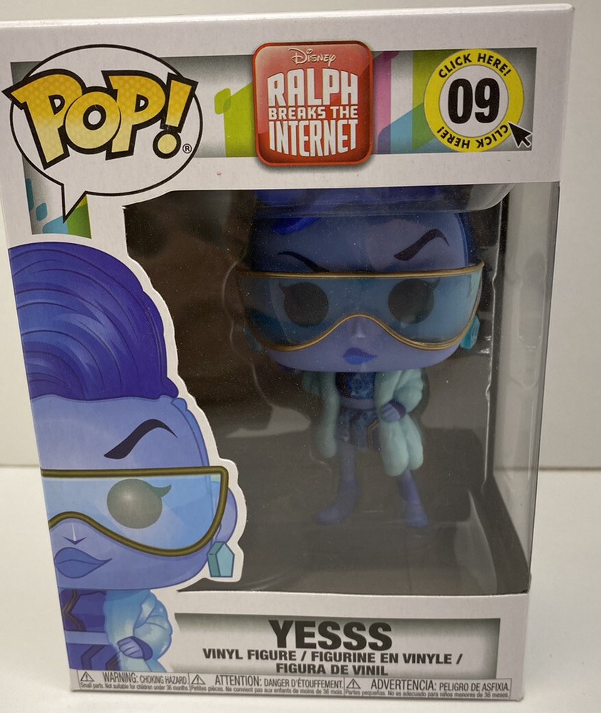 Funko Pop Ralph Breaks The Internet YESSS #09 Chase Limited Edition Disney