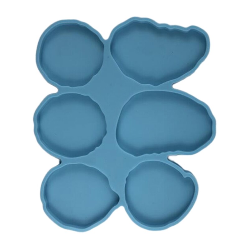 DIY Epoxy Resin Mold Handmade 6 Irregular Round Casting Silicone