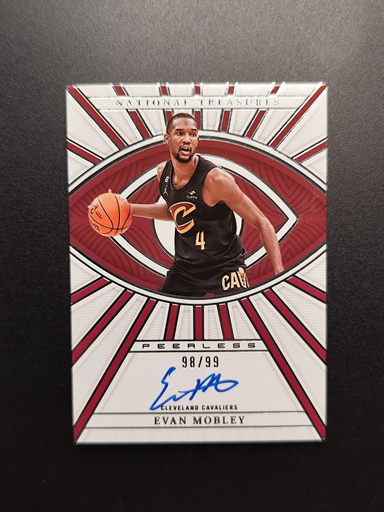 Evan Mobley 2022-23 Panini National Treasures Autographs /99 Peerless -JJ