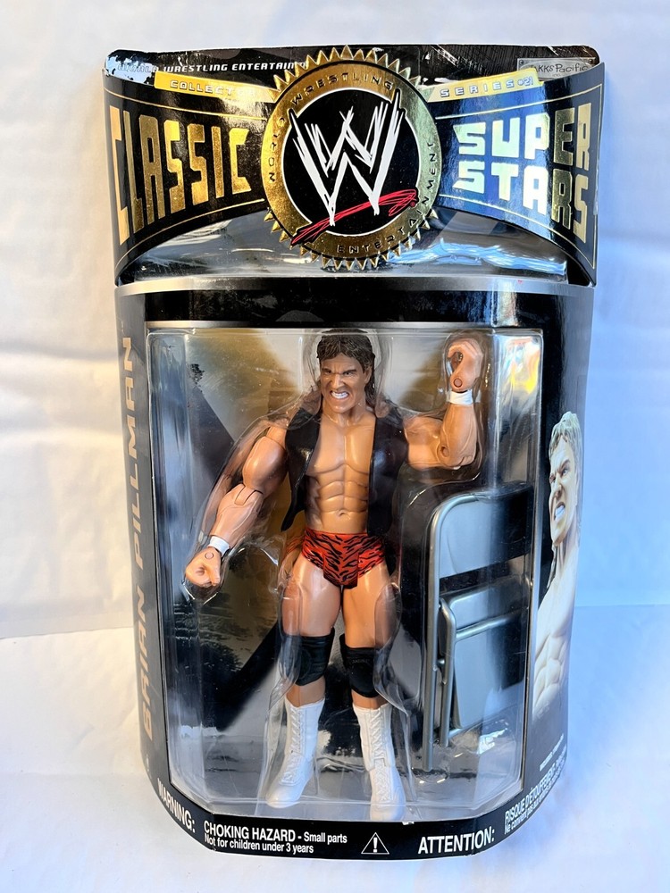 WWE WWF BRIAN PILLMAN CLASSIC SUPERSTARS SERIES 21 JAKKS WRESTLING ACTION FIGURE