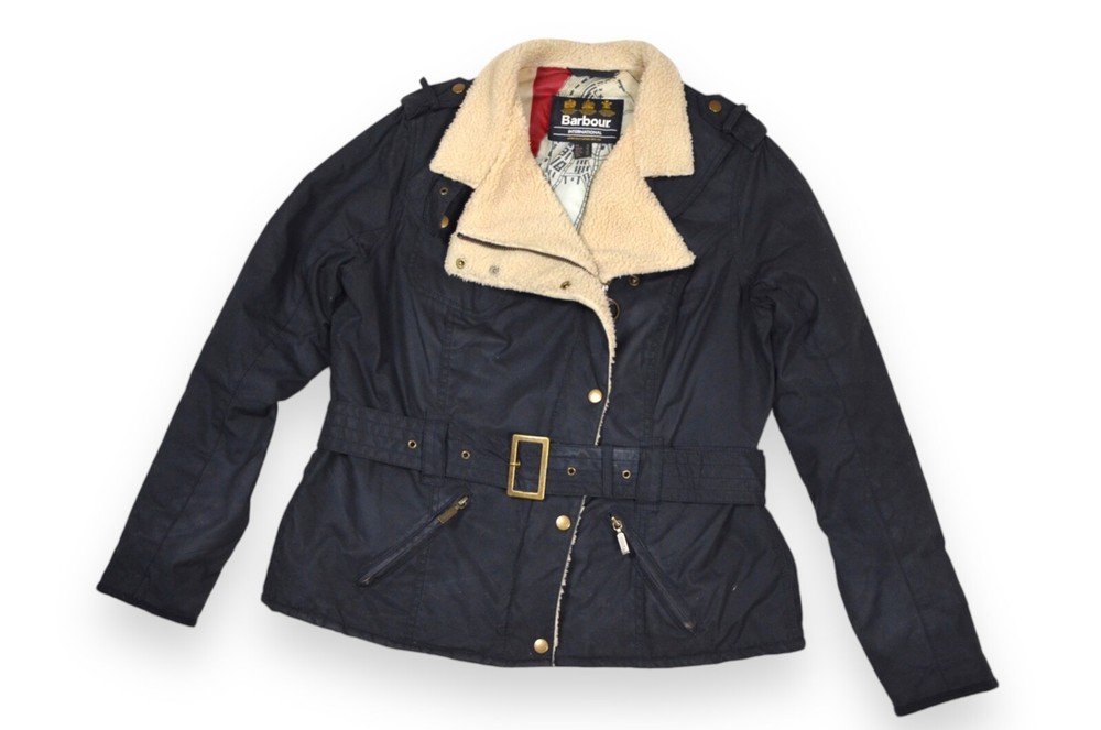 Women's Barbour Matlock Jacket International Wax England Size 16