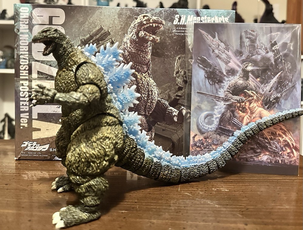 BANDAI S.H. MonsterArts Godzilla Ohrai Noriyoshi Poster Version Tamashii Nations