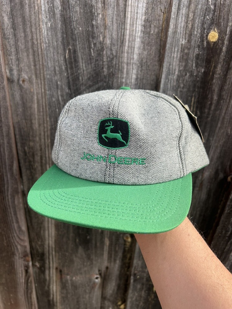 1970s Vintage Grey John Deere Trucker Cap