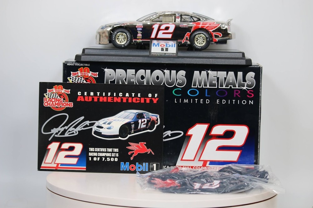 Limited Edition Collectible NASCAR #12 Racing Car in Precious Metals NIB