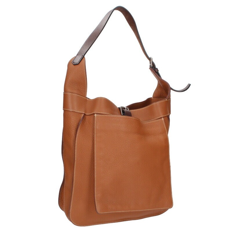Hermes Marwari PM M Shoulder Bag in Taurillon Clemence Vash Hunter Leather with Engraved Detail