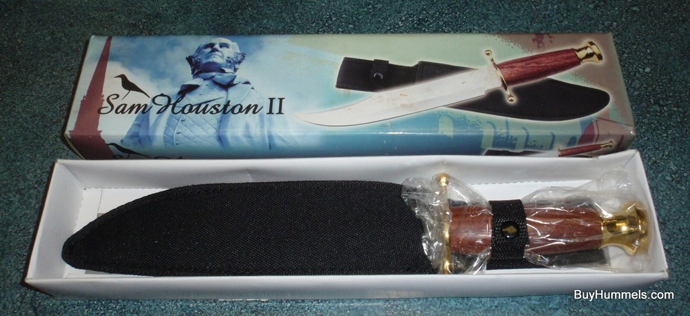 Frost Cutlery Sam Houston II 15-inch Stainless Steel Hunting Knife New