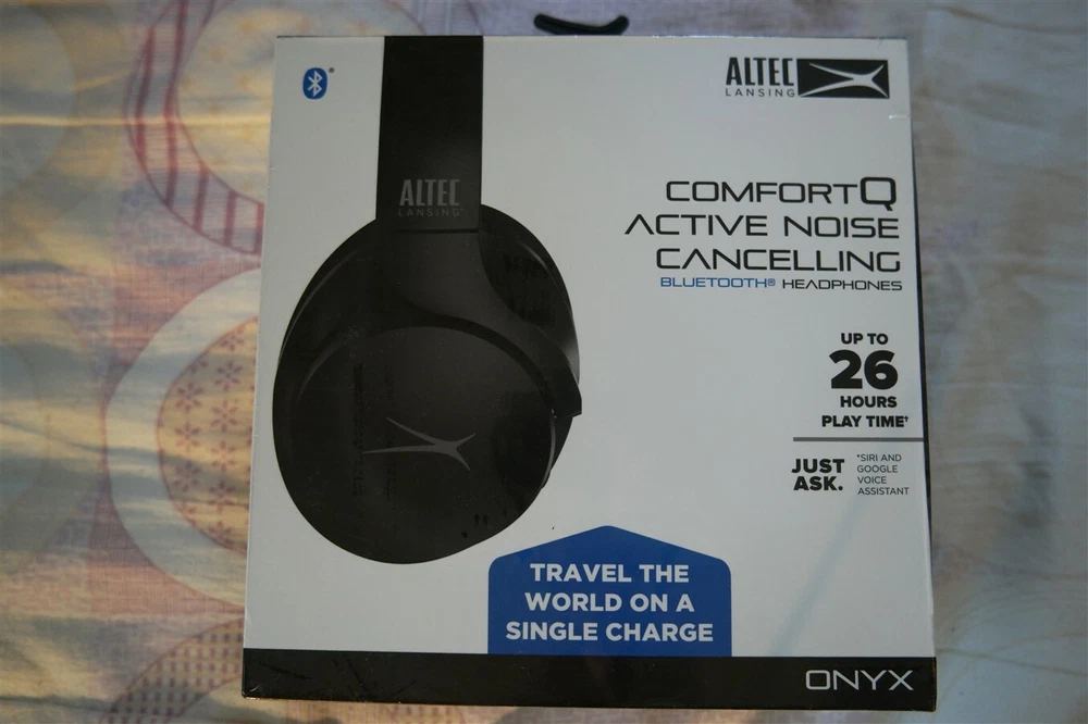 Altec Lansing Comfort Q ANC Wireless Headphones Black Mzx770