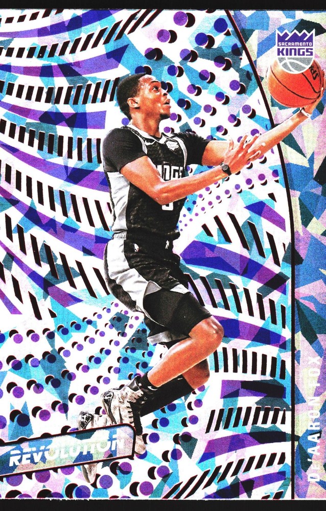 DeAaron Fox 2020-21 Panini Revolution Silver Sacramento Kings NBA Card