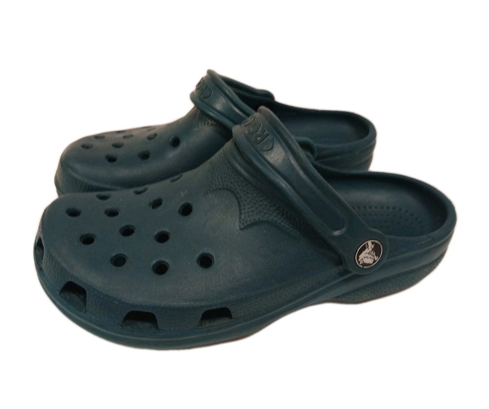 Crocs Classic Clog Slip-On Evergreen Dark Green W6-7 M4-5 Slides