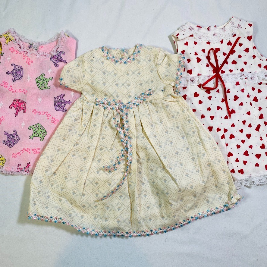 Set of 3 Handmade Dresses for 18