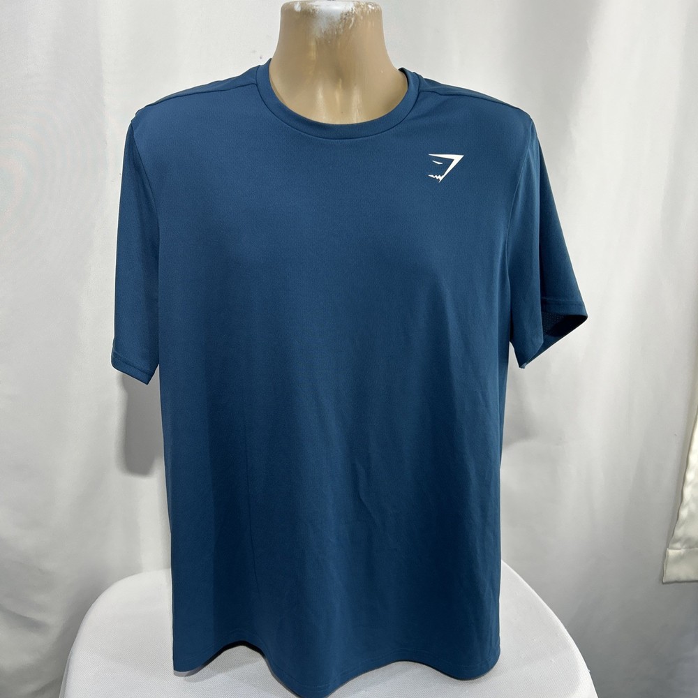 Gymshark Tee Shirt Men’s Size XL Fitness Athleisure Blue