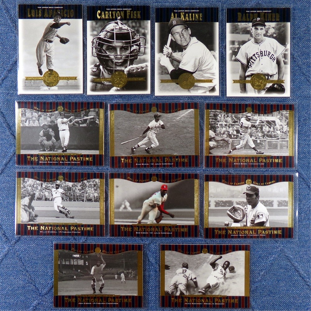 Baseball Card Lot: Hall Of Fame (12 Cards) Cooperstown & Pastime 2001 Upper Deck