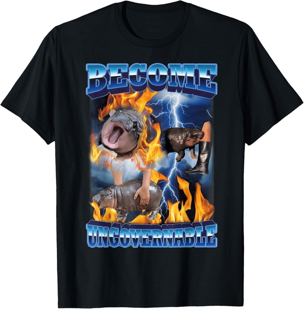Become Ungovernable Moo Deng T-Shirt Hoodie