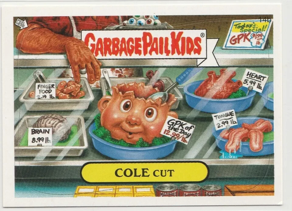 Cole Cut #14b Garbage Pail Kids 2007 ANS6 All-New Series 6 Card