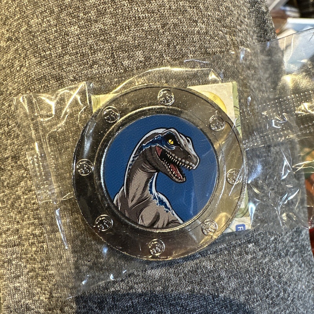 Frankford Jurassic World Surprise Coins Very Rare - Blue