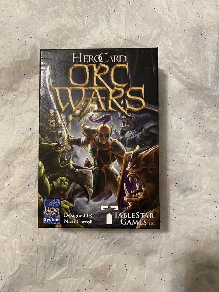 New 2007 Table Star Games Hero Card Orc Wars Card Game
