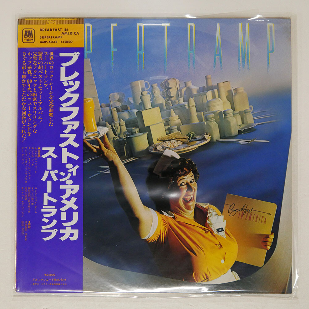 SUPERTRAMP BREAKFAST IN AMERICA A&M AMP6034 Japan VINYL LP