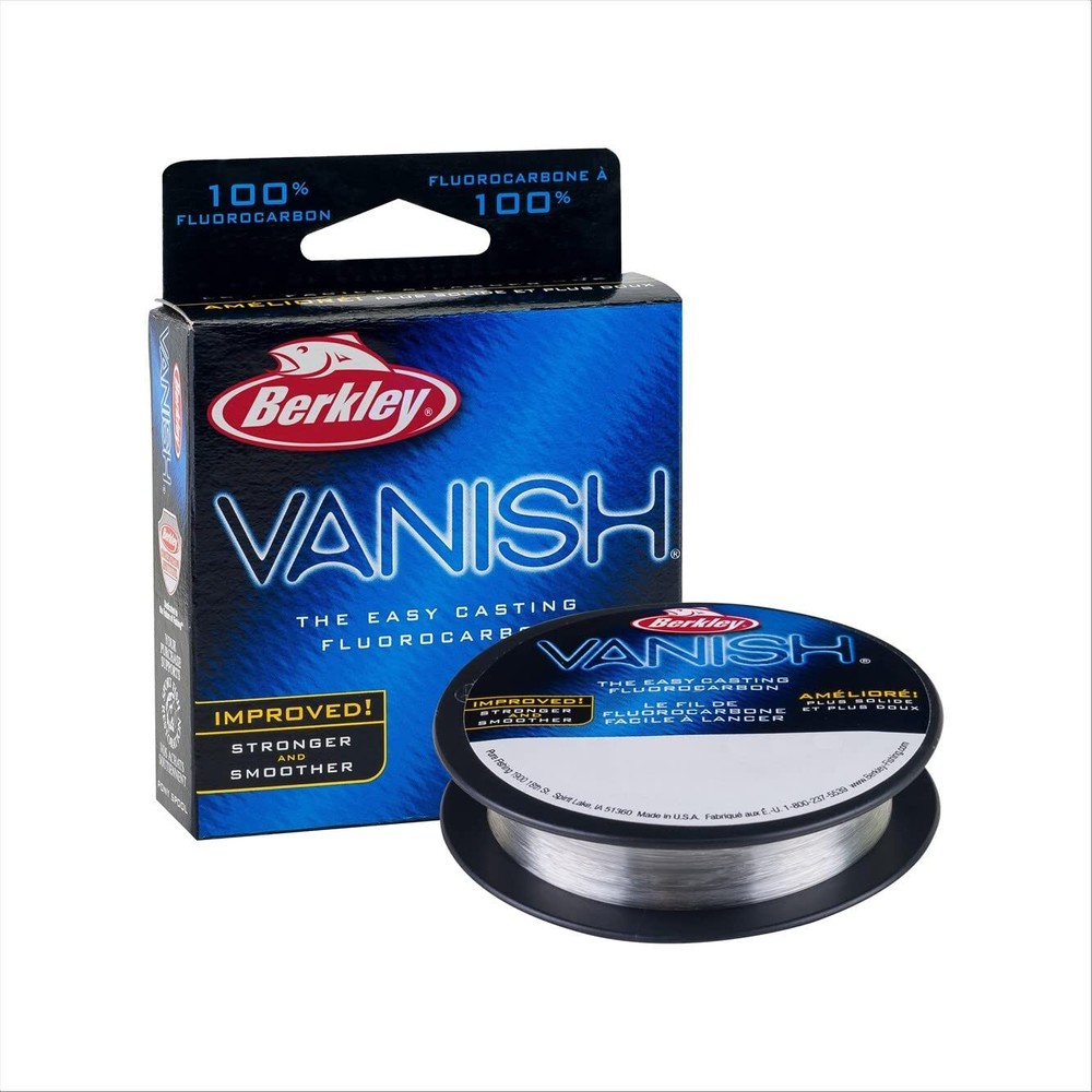 Berkley Vanish 110yd Clear Fluorocarbon Fishing Line 6lb Strength