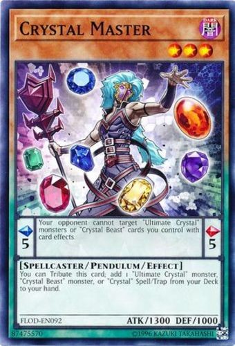 Crystal Master FLOD-EN092 Common Unlimited Edition Near Mint Condition