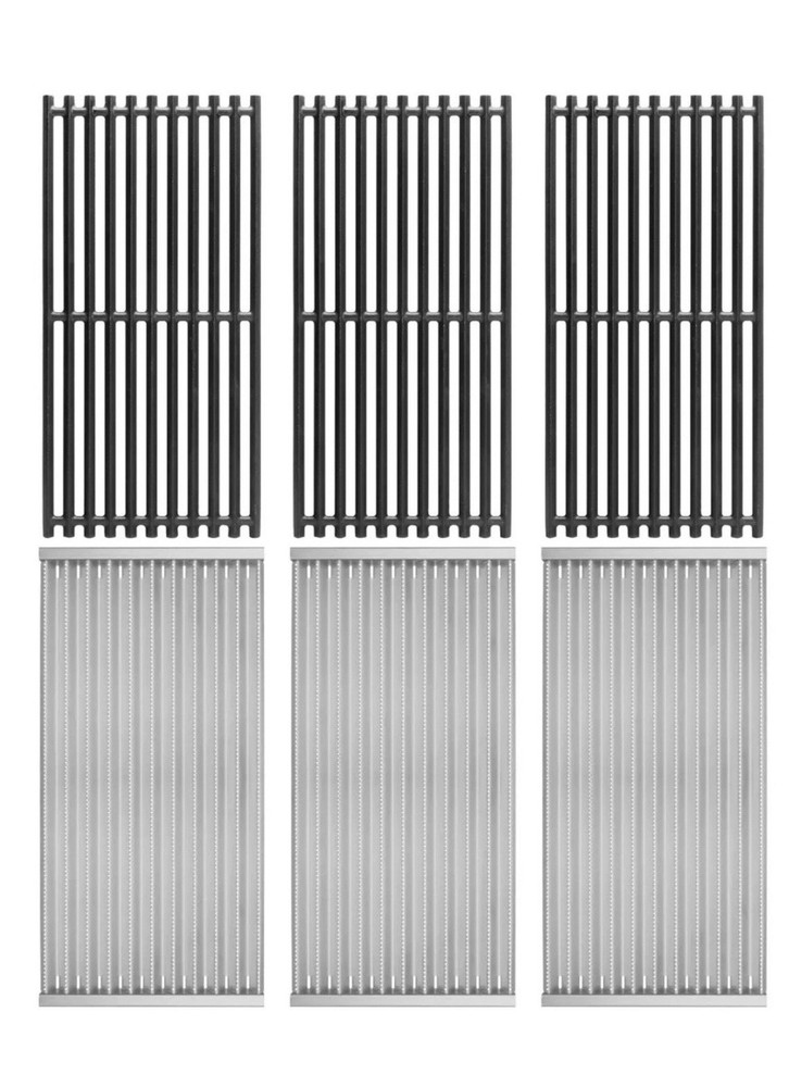 3 Grill Grates And Emitter Replacement Plates Charbroil Tru Infrared 463242516