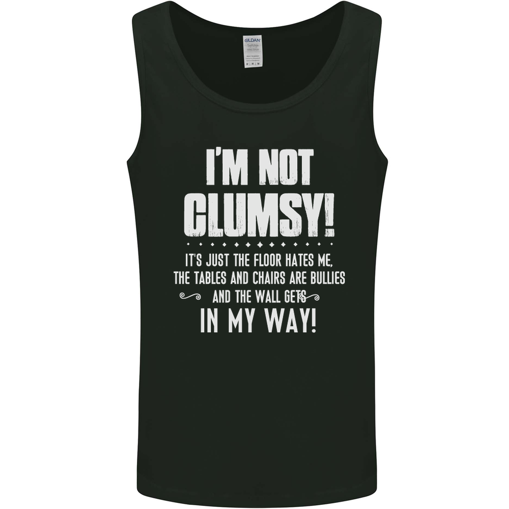 Im Not Clumsy Funny Slogan Joke Beer Mens Vest Tank Top