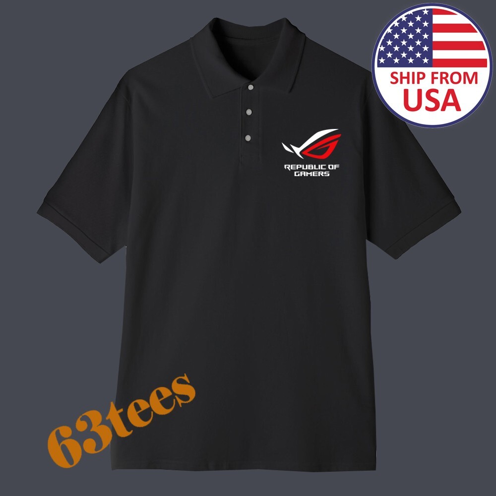 ASUS ROG Republic of Gamers Men's Printed Black Size S-3XL